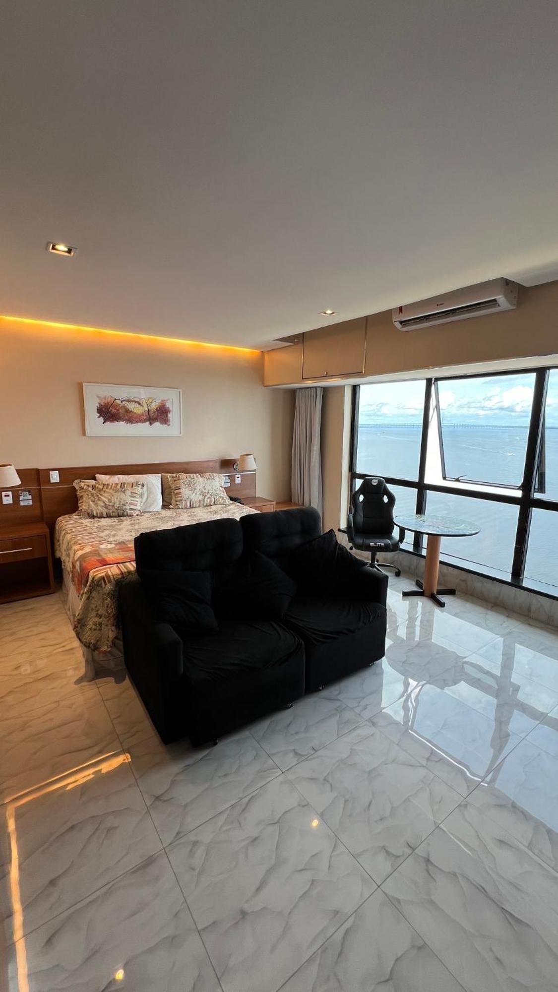 Flat No Condominio Do Edificio Tropical Executive E Residence Com Vista Para O Rio Манаус Екстериор снимка
