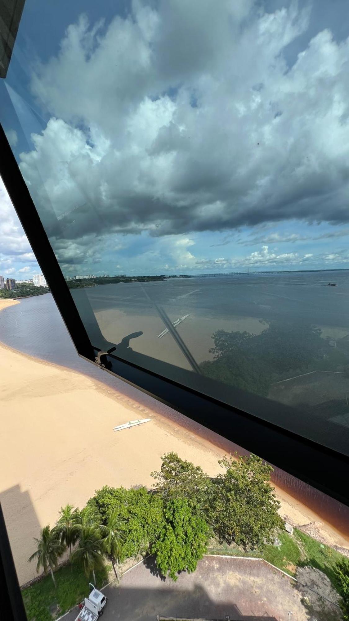 Flat No Condominio Do Edificio Tropical Executive E Residence Com Vista Para O Rio Манаус Екстериор снимка